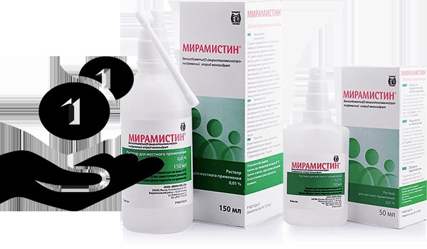 Цена Мирамистина для горла детям