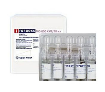 Гордокс инструкция по применению при панкреатите курс лечения