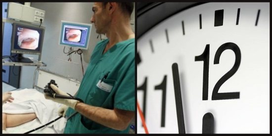 Колоноскопия длится от 10 минут до 1 часа